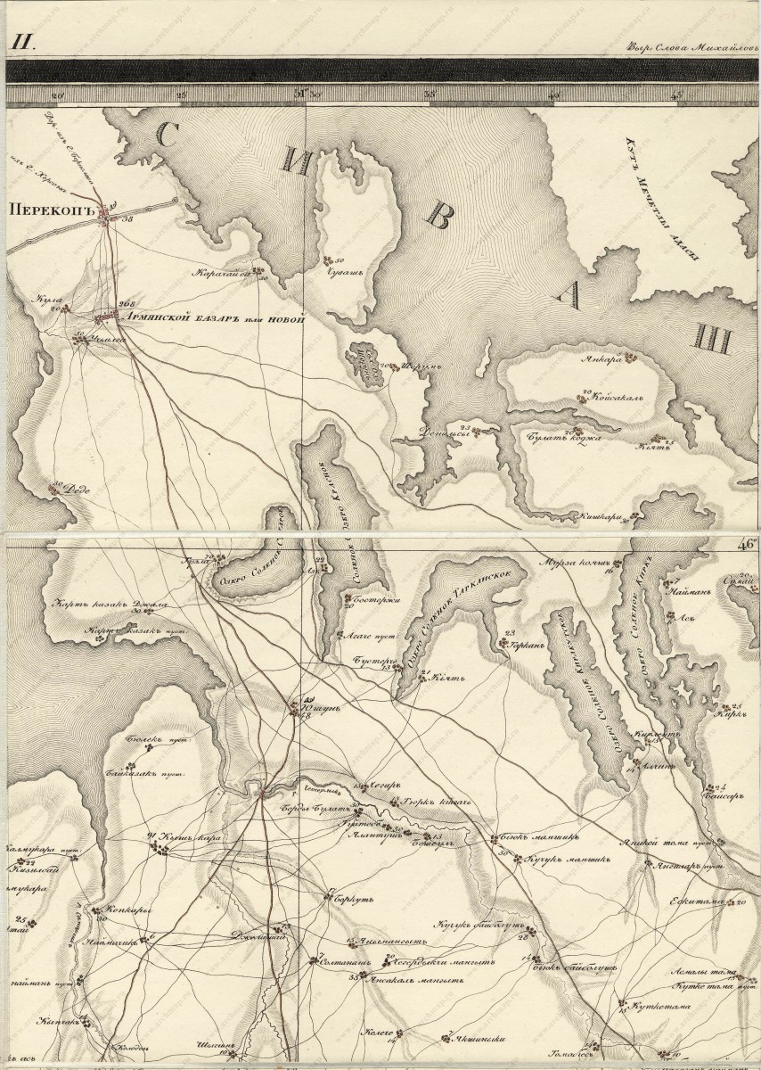 Карта мухина 1817 года