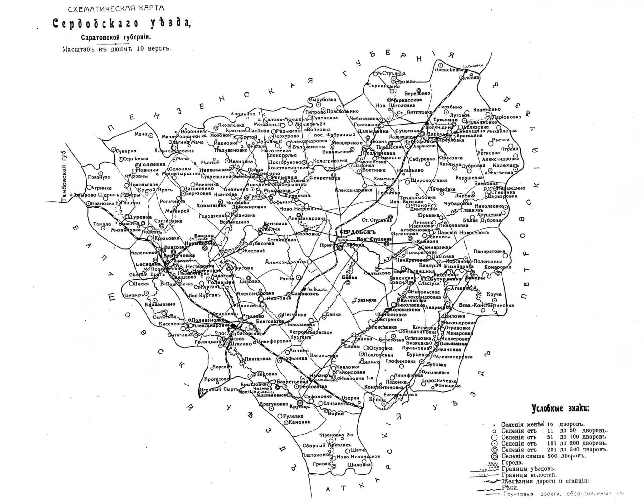 Населенные пункты губернии. Старинная карта Саратовской губернии Сердобский уезд. Карта Сердобского уезда 1870 года. Карта Сердобского уезда. Карта Сердобского уезда Саратовской губернии.