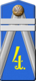 Погон воинского звания (1904—1909 гг.) «Младший унтер-офицер — кандидат на классную должность»