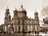 Воскресенский собор в Казани. 1890 г. Архит. Г. В. Розен. Фотография. 20-е гг. ХХ в.