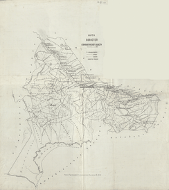 Карта волостей Семипалатинской области 1893 года