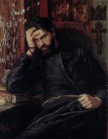 Картина Савицкого: Инок.