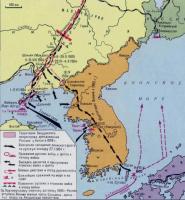 Карта русско-японской войны