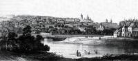 Вид на город со стороны реки. Гравёр Веркмейер. 1860 г.